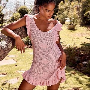 Mykonos Fauxchet Sweater Mini - Lilac Wine Large